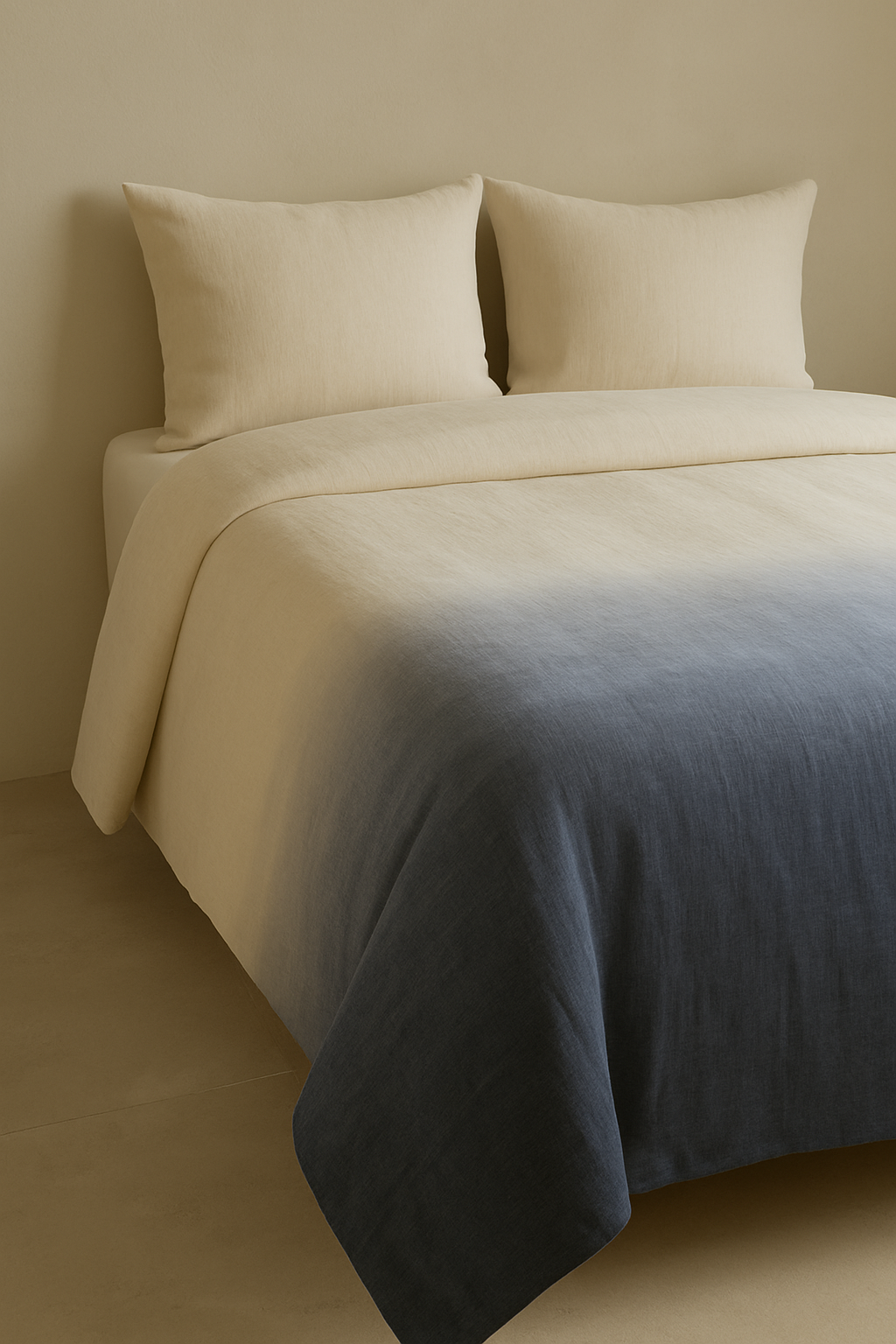 Saco de edredão degrade 100% Linho