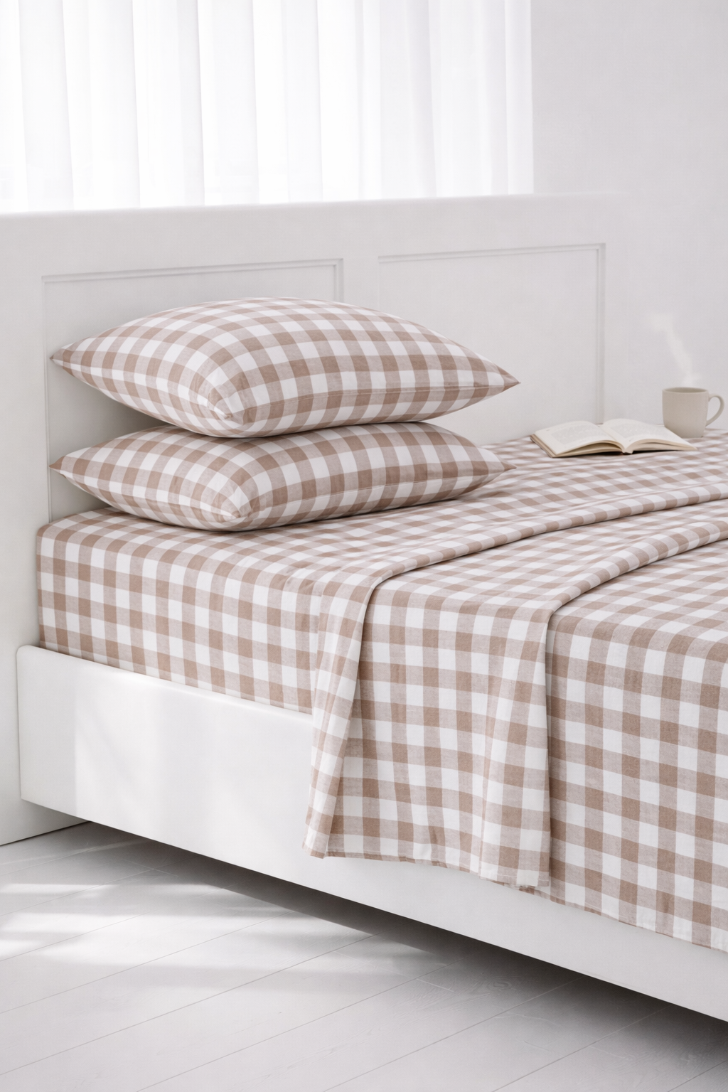 Fronha aos quadrados 100% linho