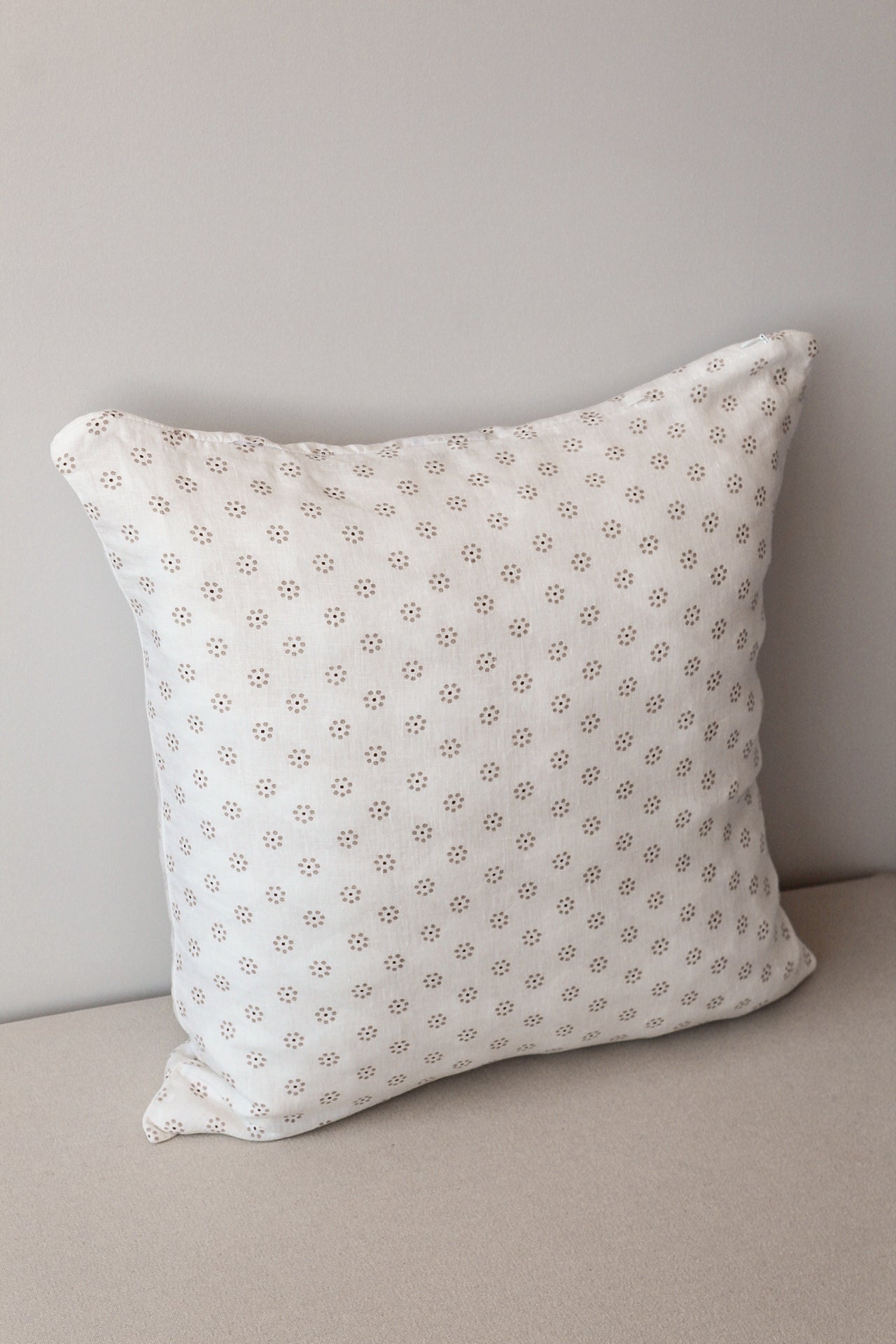 Fronha estampada 100% linho