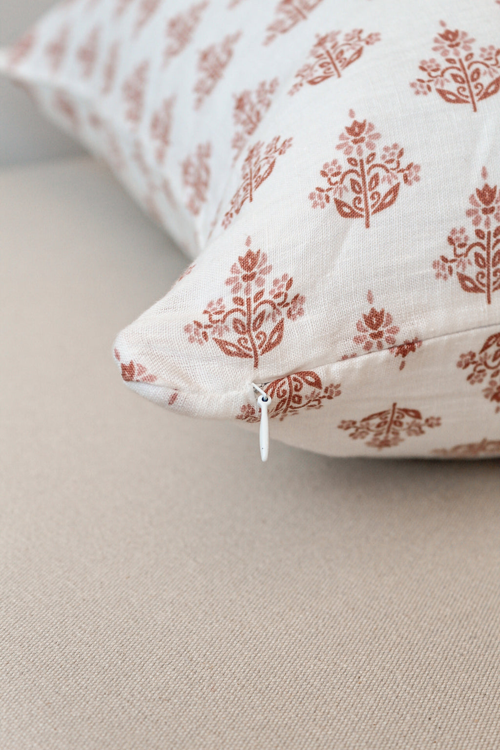 Fronha estampada 100% linho