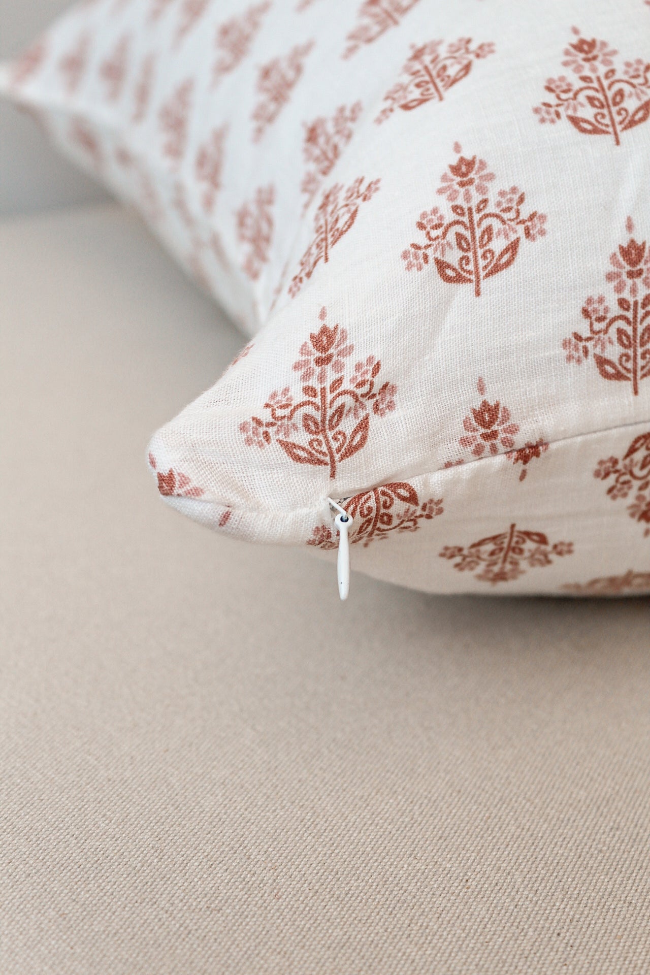 Fronha estampada 100% linho