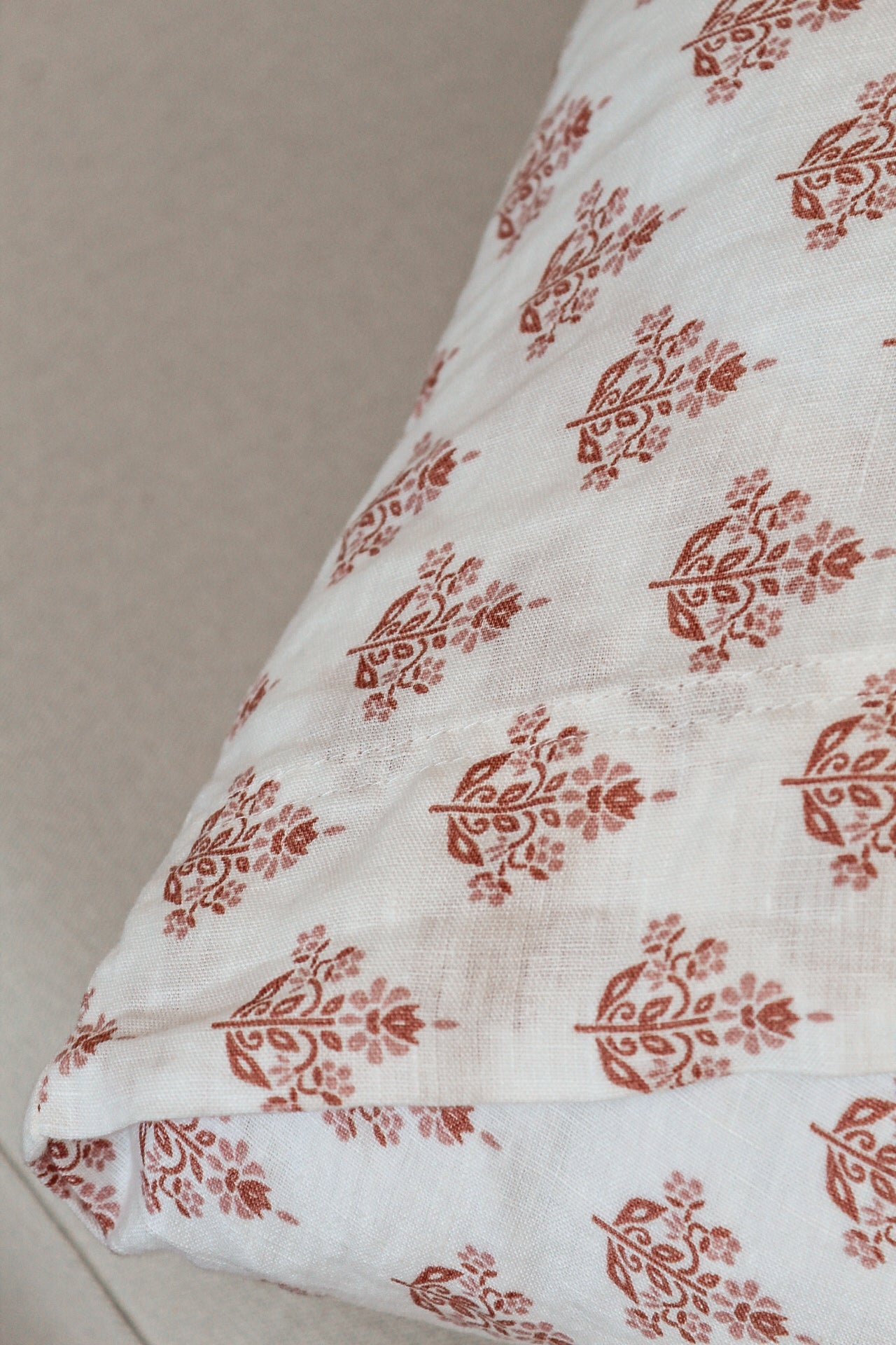 Fronha estampada 100% Linho