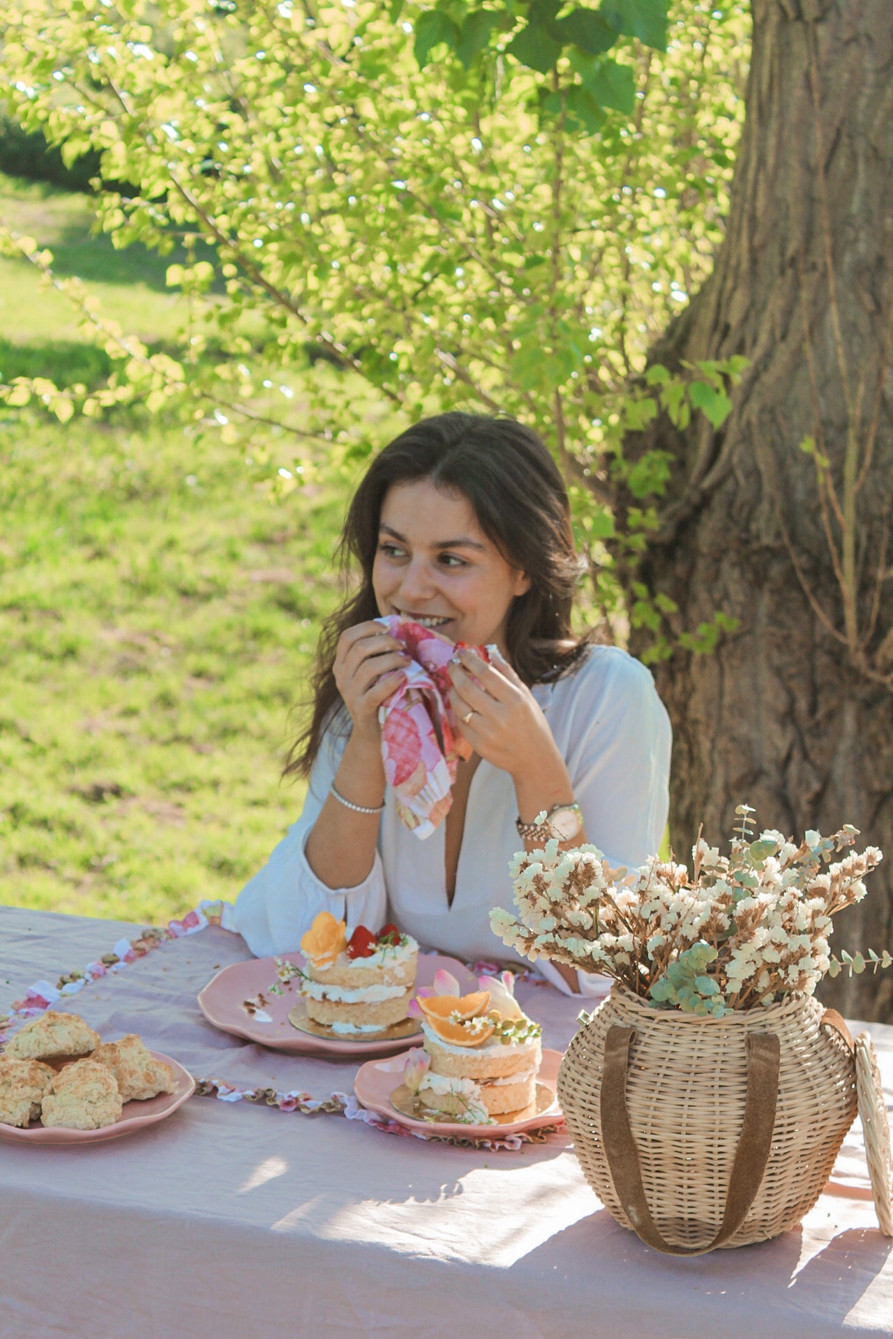 Individual 100% linho com folho