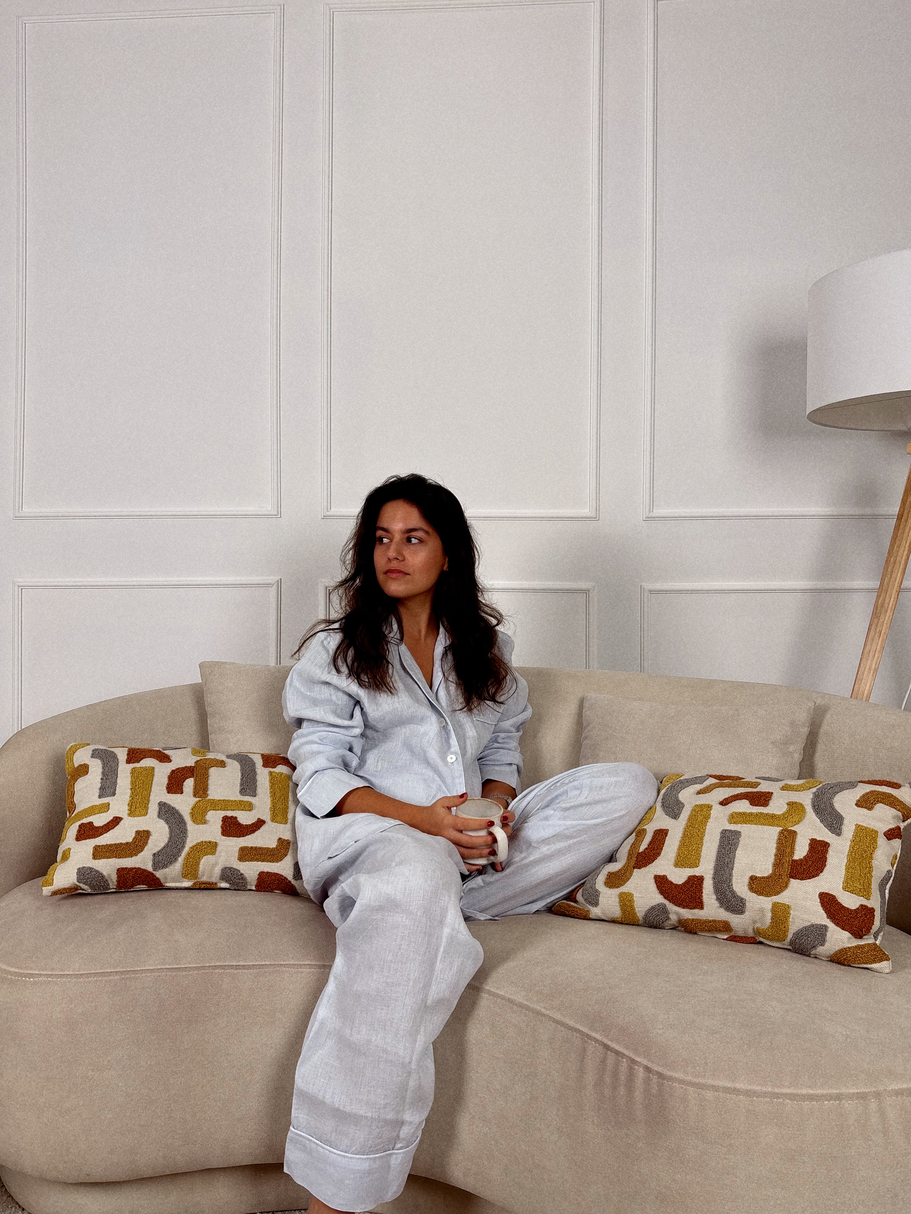 Pijama 100% Linho lavado