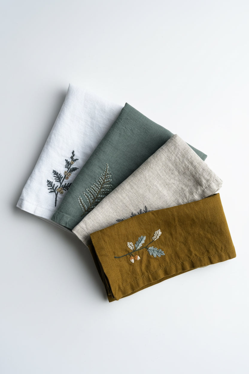 Conjunto Guardanapos 100% Linho